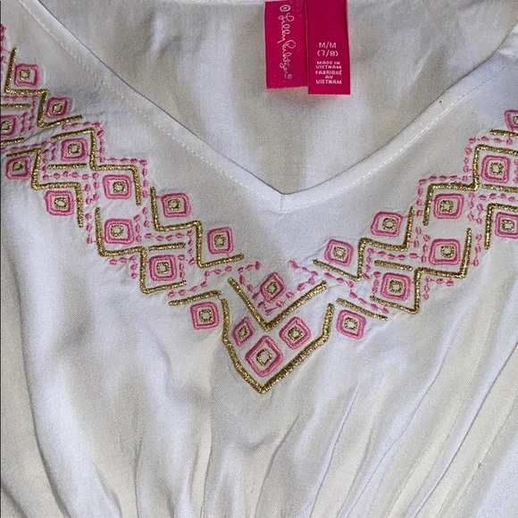 Lilly Pulitzer - Girls White Tunic - Picture 4 of 5